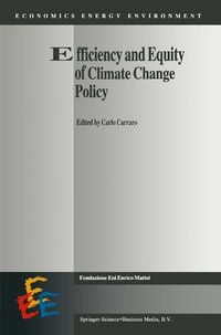 Produktbild: Efficiency and Equity of Climate Change Policy