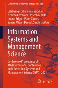 Produktbild: Information Systems and Management Science