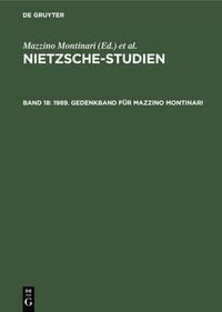 Produktbild: 1989. Gedenkband f&uuml;r Mazzino Montinari