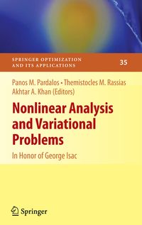 Produktbild: Nonlinear Analysis and Variational Problems