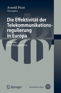 Produktbild: Die Effektivit&auml;t der Telekommunikationsregulierung in Europa