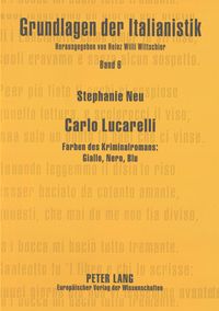 Produktbild: Carlo Lucarelli