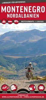 Bild vom Artikel MoTourMaps Montenegro & Albanien Nord Auto- und Motorradkarte 1:250.000 vom Autor 