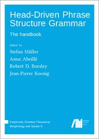 Produktbild: Head-&shy;Driven Phrase Structure Grammar