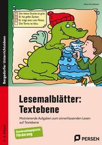 Produktbild: Lesemalbl&auml;tter: Textebene