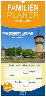 Produktbild: Familienplaner 2027 - Wassert&uuml;rme zwischen gestern und heute mit 5 Spalten (Wandkalender, 21 x 45 cm) CALVENDO