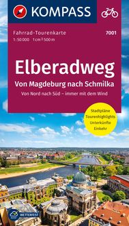 Bild vom Artikel KOMPASS Fahrrad-Tourenkarte Elberadweg 1, Von Schmilka nach Magdeburg 1:50.000 vom Autor 
