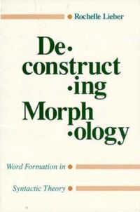Produktbild: Deconstructing Morphology
