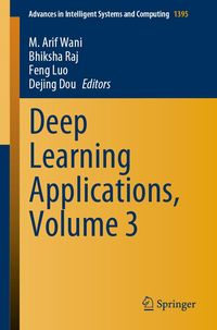 Produktbild: Deep Learning Applications, Volume 3