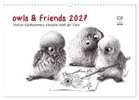 Produktbild: owls & friends 2027 (Wandkalender 2027 DIN A3 quer), CALVENDO Monatskalender