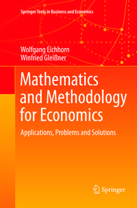 Produktbild: Mathematics and Methodology for Economics