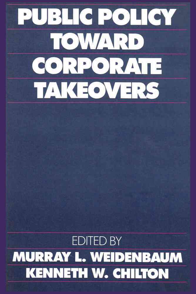 Produktbild: Public Policy Toward Corporate