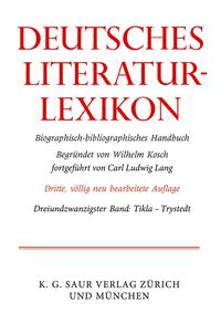 Produktbild: Deutsches Literatur-Lexikon / Tikla - Trystedt