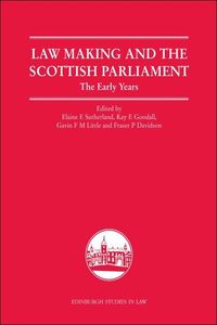 Produktbild: Law Making and the Scottish Parliament