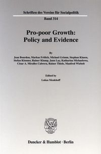 Produktbild: Pro-poor Growth: Policy and Evidence.