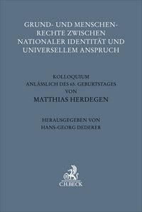 Produktbild: Grund- und Menschenrechte zwischen nationaler Identit&auml;t und universellem Anspruch