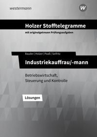 Produktbild: Holzer Stofftelegramme Baden-W&uuml;rttemberg &ndash; Industriekauffrau/-mann