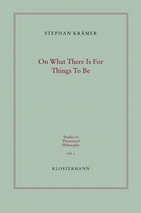 Produktbild: On What There Is For Things To Be