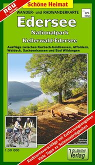 Produktbild: Wander- und Radwanderkarte Edersee, Nationalpark Kellerwald-Edersee