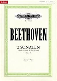 Bild vom Artikel Sonaten op. 49 g-Moll Nr. 1 / G-Dur Nr. 2 vom Autor Ludwig van Beethoven
