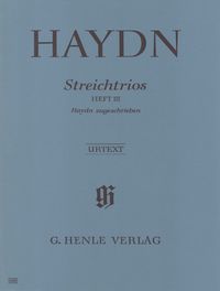 Produktbild: Joseph Haydn - Streichtrios, Heft III (Haydn zugeschrieben)