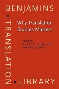 Produktbild: Why Translation Studies Matters