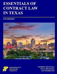 Produktbild: Essentials of Contract Law in Texas