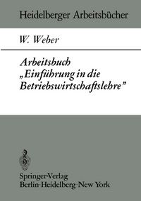 Produktbild: Arbeitsbuch "Einf&uuml;hrung in die Betriebswirtschaftslehre"