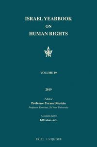 Produktbild: Israel Yearbook on Human Rights, Volume 49 (2019)