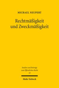 Produktbild: Rechtm&auml;&szlig;igkeit und Zweckm&auml;&szlig;igkeit