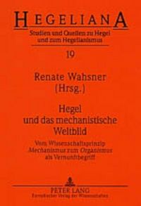 Produktbild: Hegel und das mechanistische Weltbild