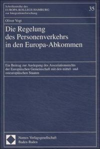 Produktbild: Die Regelung des Personenverkehrs in den Europa-Abkommen