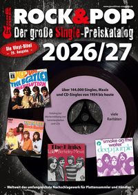 Produktbild: Der gro&szlig;e Rock & Pop Single Preiskatalog 2026/27