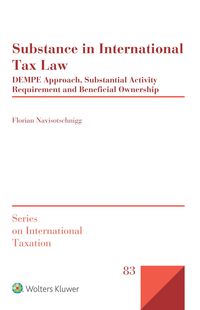 Produktbild: Substance in International Tax Law