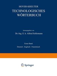 Produktbild: Technologisches W&ouml;rterbuch