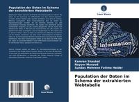 Produktbild: Population der Daten im Schema der extrahierten Webtabelle