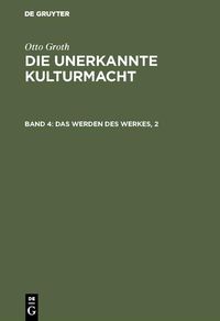 Produktbild: Das Werden des Werkes, 2