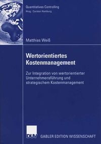 Produktbild: Wertorientiertes Kostenmanagement
