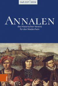 Produktbild: Annalen des Historischen Vereins f&uuml;r den Niederrhein 227 (2024)