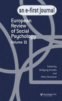 Produktbild: European Review of Social Psychology: Volume 21