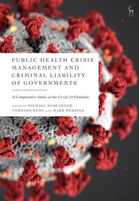 Produktbild: Public Health Crisis Management and Criminal Liability of Governments
