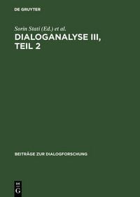 Produktbild: Dialoganalyse III, Teil 2