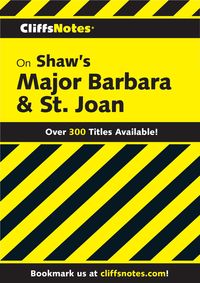 Produktbild: CliffsNotes on Shaw's Major Barbara & St. Joan