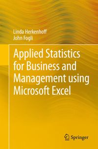Produktbild: Applied Statistics for Business and Management using Microsoft Excel