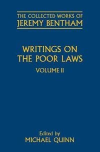 Produktbild: Writings on the Poor Laws