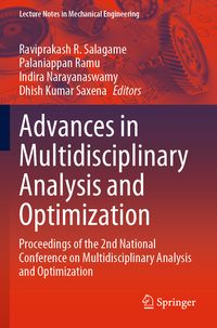 Produktbild: Advances in Multidisciplinary Analysis and Optimization