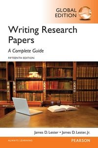 Produktbild: Writing Research Papers: A Complete Guide, Global Edition