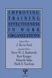 Produktbild: Improving Training Effectiveness in Work Organizations