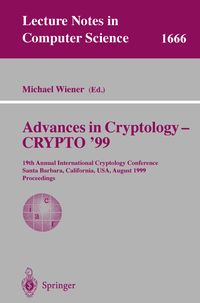Produktbild: Advances in Cryptology - CRYPTO '99