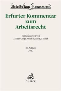 Produktbild: Erfurter Kommentar zum Arbeitsrecht